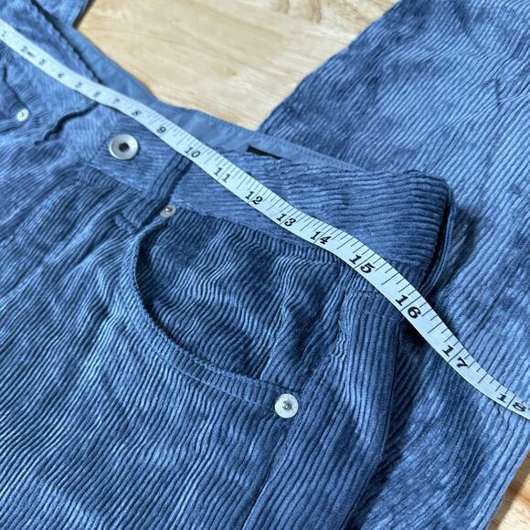 Rag & Bone NWT Rosa Corduroy Pants Powder Blue Color Size 28 Button Fly Mid Rise - Picture 8 of 10